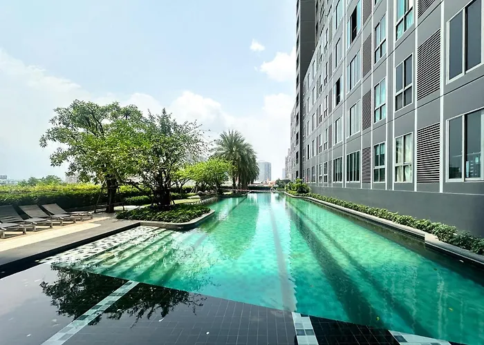 Appartement Cozy Park-view 1br - Ultra Fast Wifi - Bts Bangna Bangkok