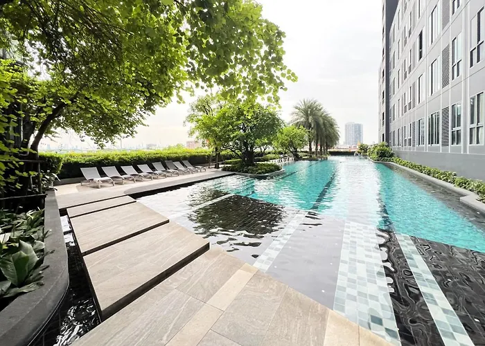 Cozy Park-view 1br - Ultra Fast Wifi - Bts Bangna Appartement *