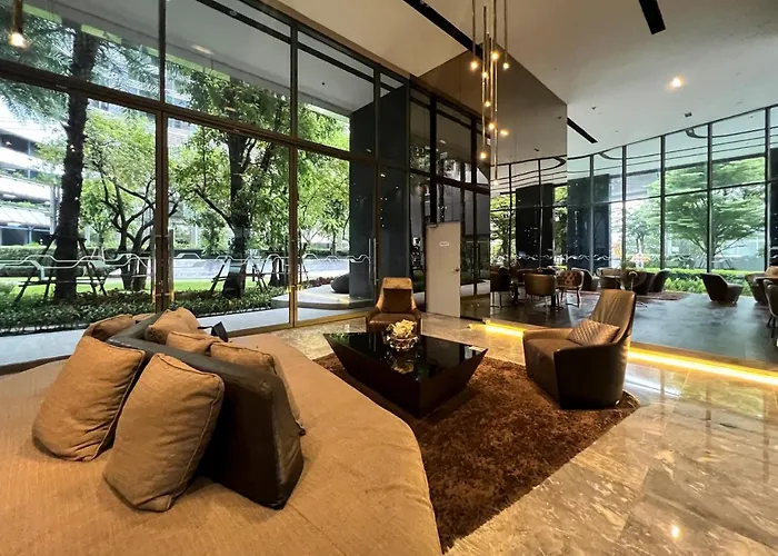 Cozy Park-view 1br - Ultra Fast Wifi - Bts Bangna Appartement