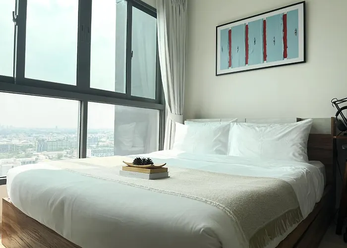 Appartement Cozy Park-view 1br - Ultra Fast Wifi - Bts Bangna *