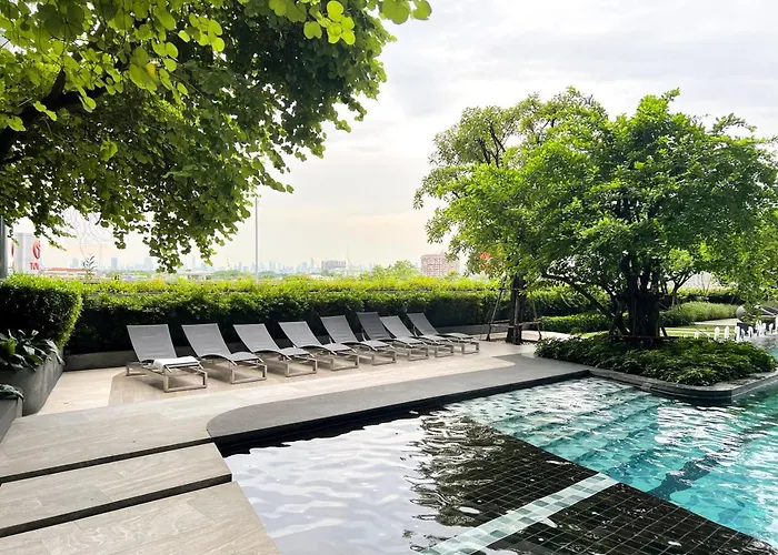 Cozy Park-view 1br - Ultra Fast Wifi - Bts Bangna Appartement Bangkok