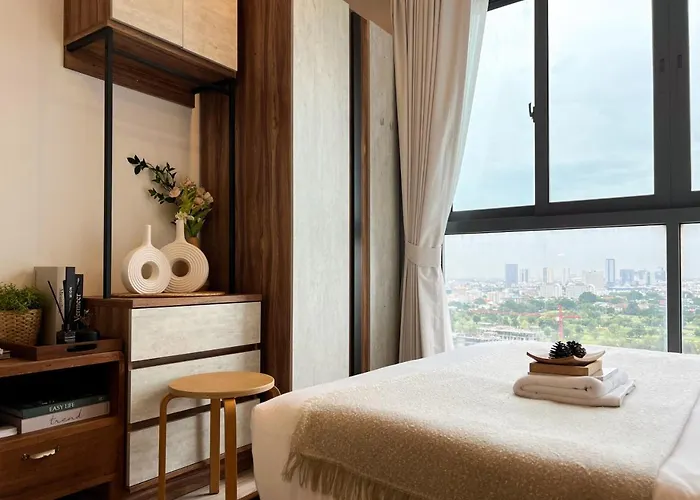 Cozy Park-view 1br - Ultra Fast Wifi - Bts Bangna * Bangkok