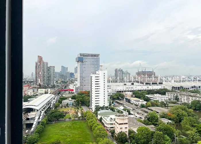 Appartement Cozy Park-view 1br - Ultra Fast Wifi - Bts Bangna