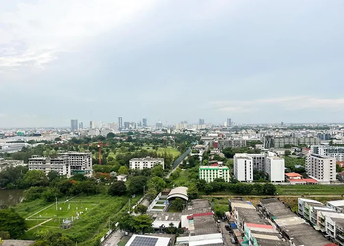 Appartement Cozy Park-view 1br - Ultra Fast Wifi - Bts Bangna Bangkok